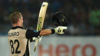 Colin Munro flattens India to turf at Rajkot; New Zealand square series 1-1